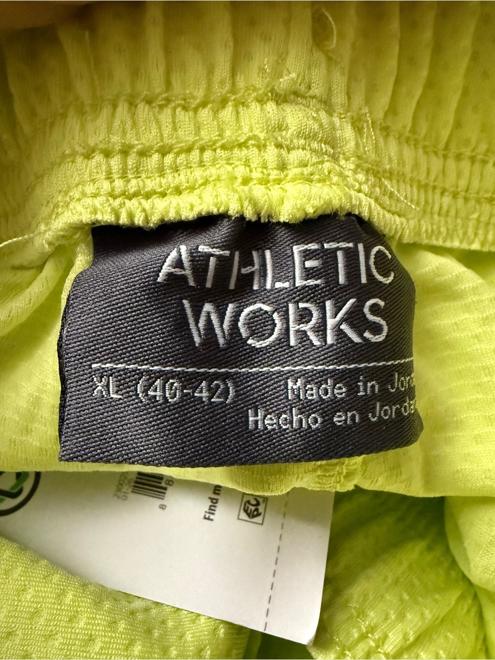 Athletic Works Neon Yellow/Lime Drawstring Mesh Basketball Shorts Men’s M NEW - Picture 11 of 14